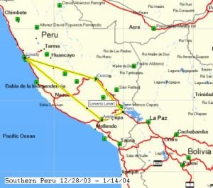 peru map