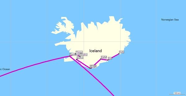 Iceland Map