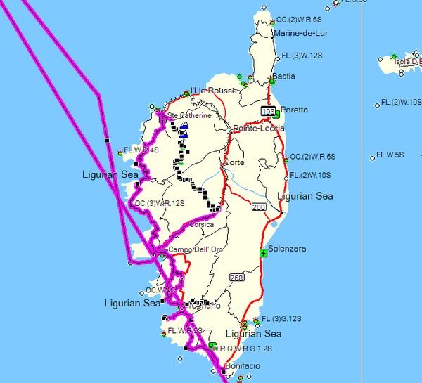 Corsica Map